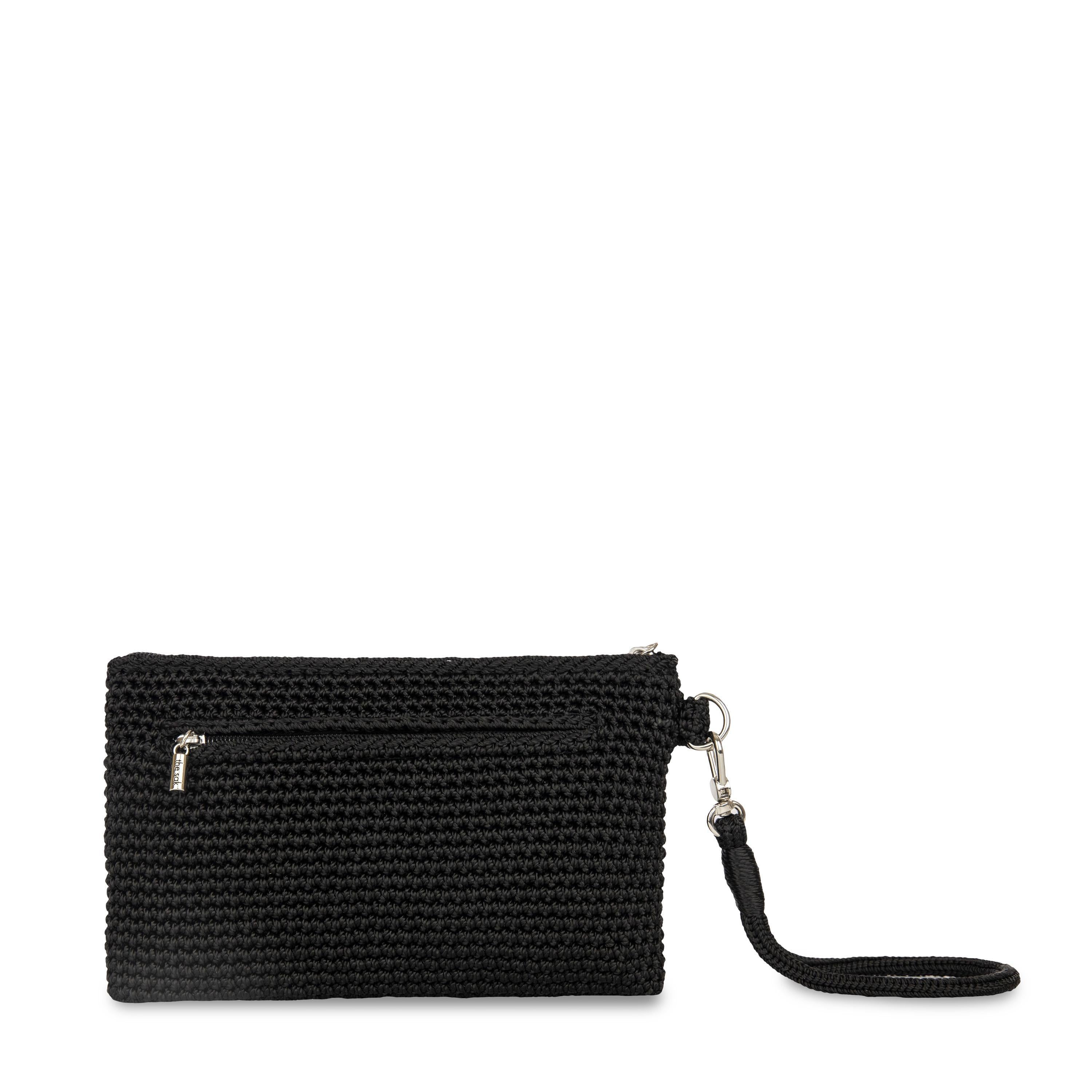 The Sak Vita Wristlet - Hand Crochet - Black