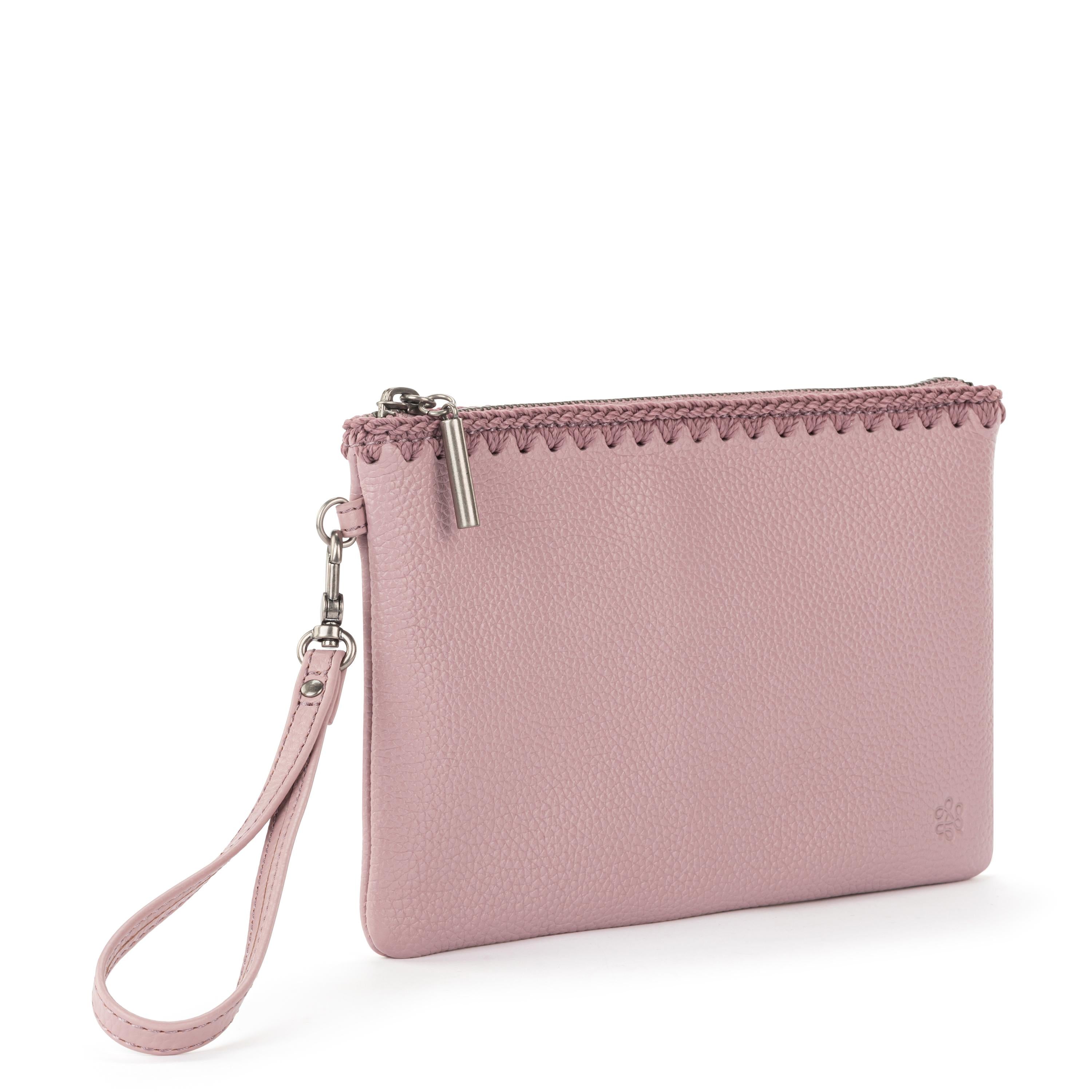 The Sak Vita Wristlet - Leather - Rosewood