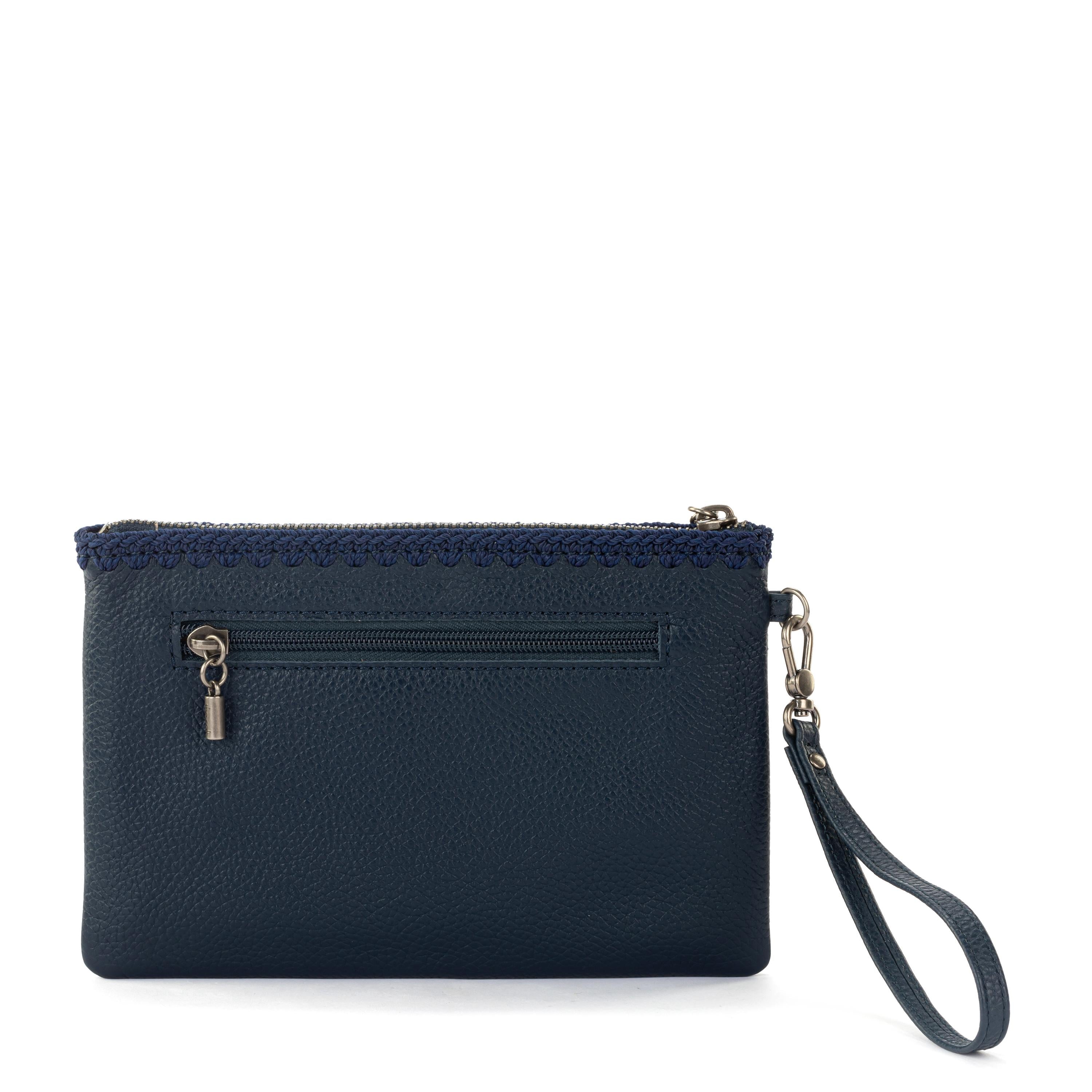 The Sak Vita Wristlet - Leather - Indigo