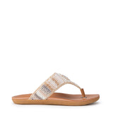The Sak Shana Sandal - Hand Crochet - Sand Stripe