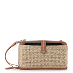 The Sak Iris Smartphone Wallet - Hand Crochet - Bamboo Static
