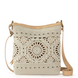 The Sak Lucia Crossbody - Hand Crochet - Natural Medallion