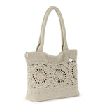 The Sak Crafted Classic Carryall - Hand Crochet - Natural Medallion