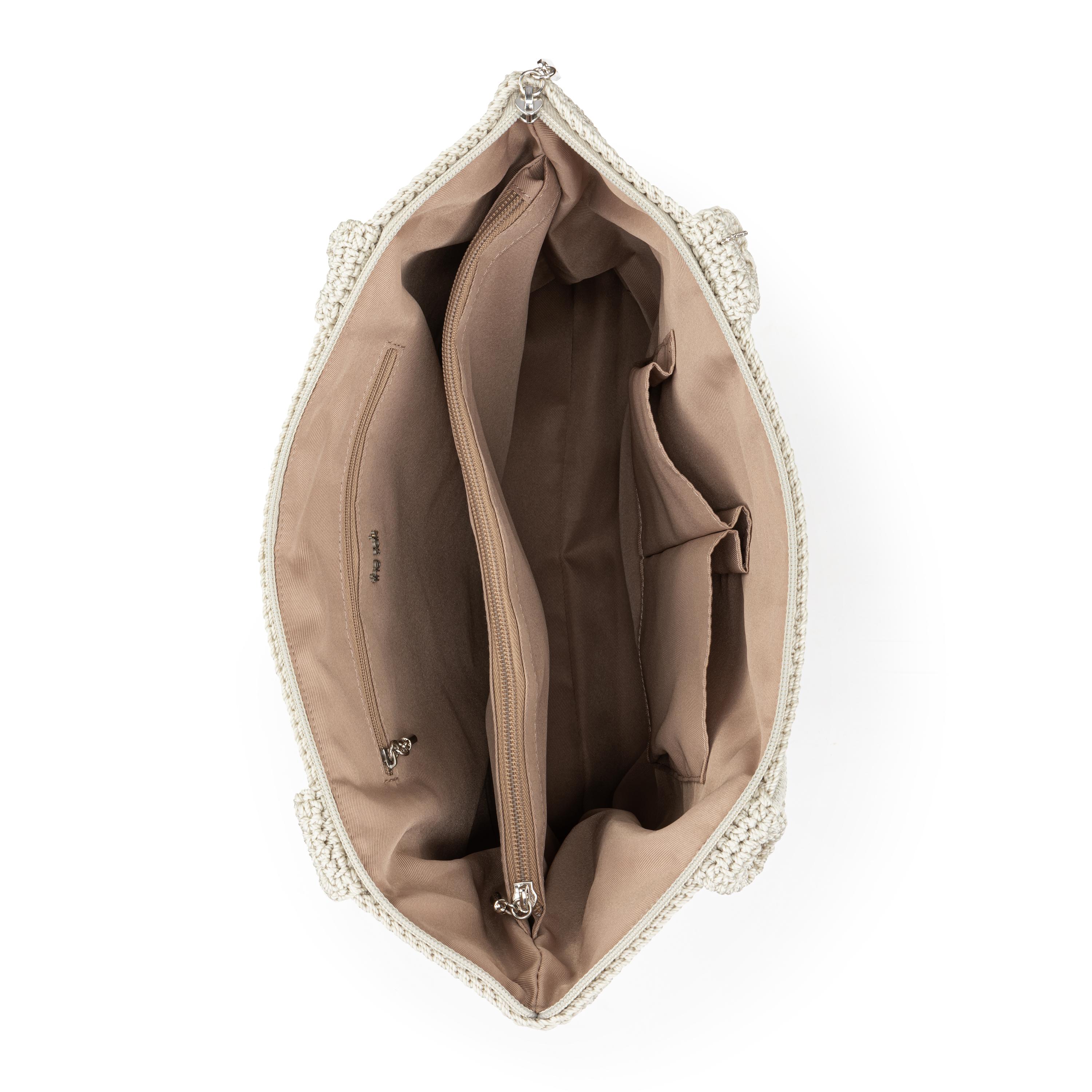 The Sak Crafted Classic Carryall - Hand Crochet - Natural Medallion