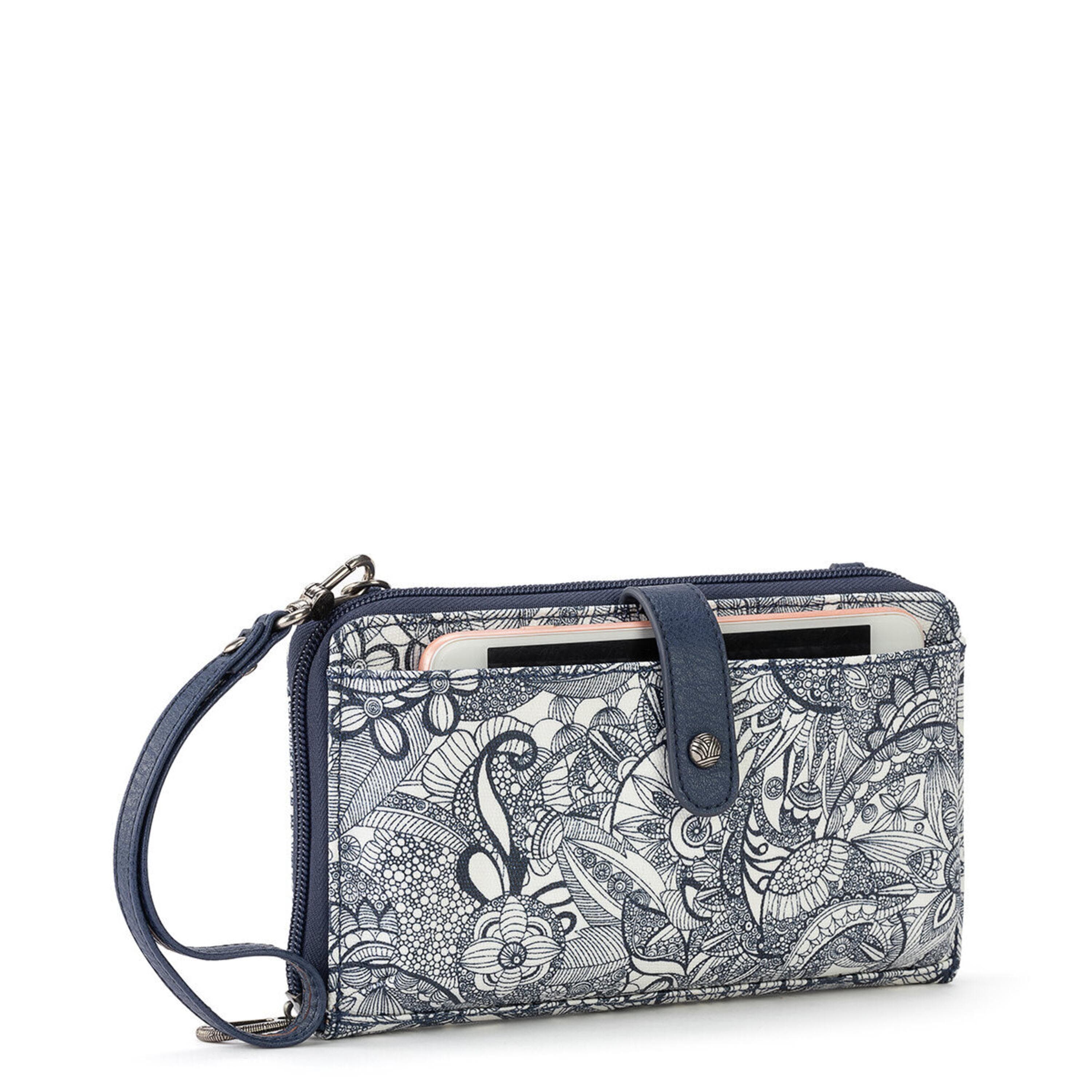 Sakroots Smartphone Wallet - Canvas - Navy Spirit Desert