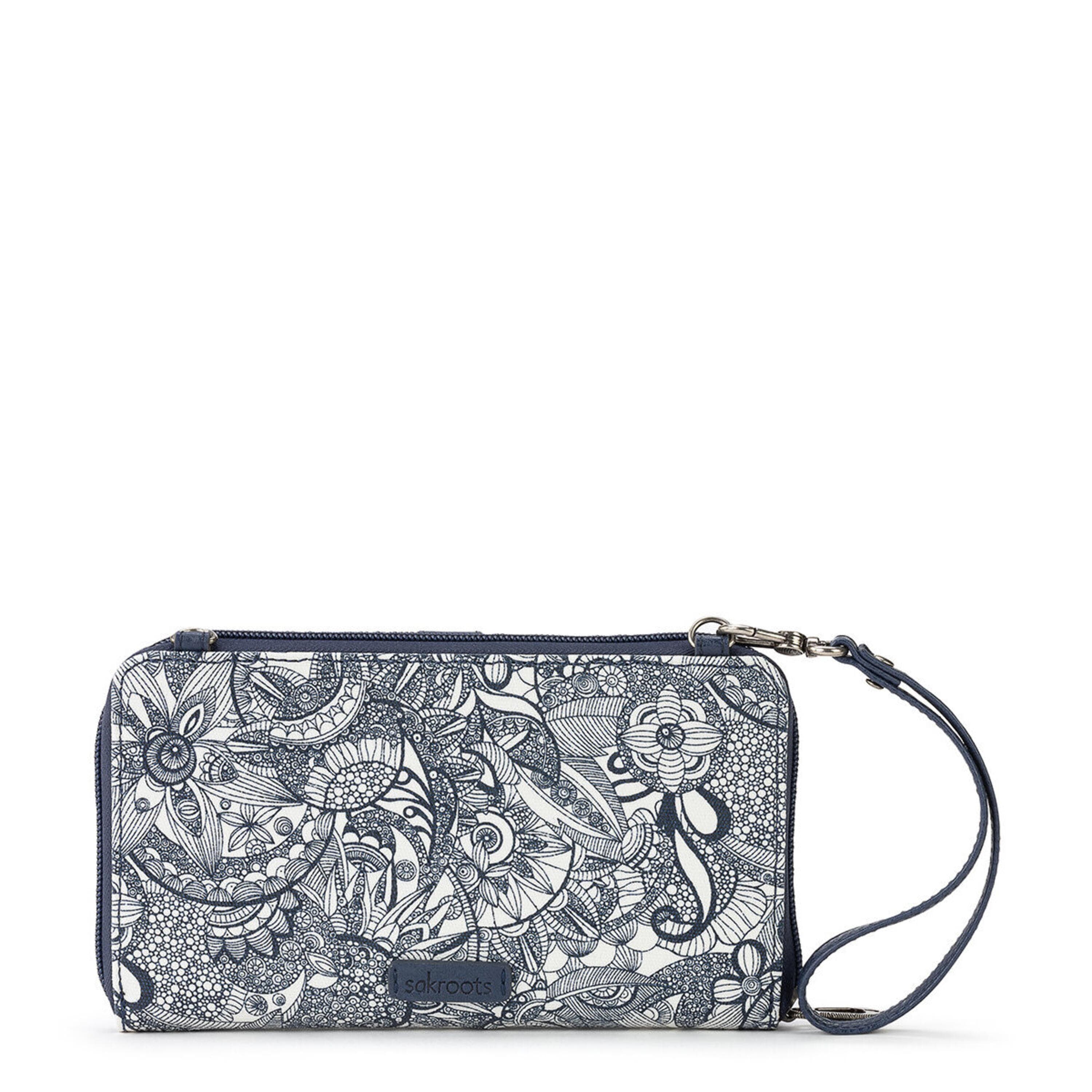 Sakroots Smartphone Wallet - Canvas - Navy Spirit Desert