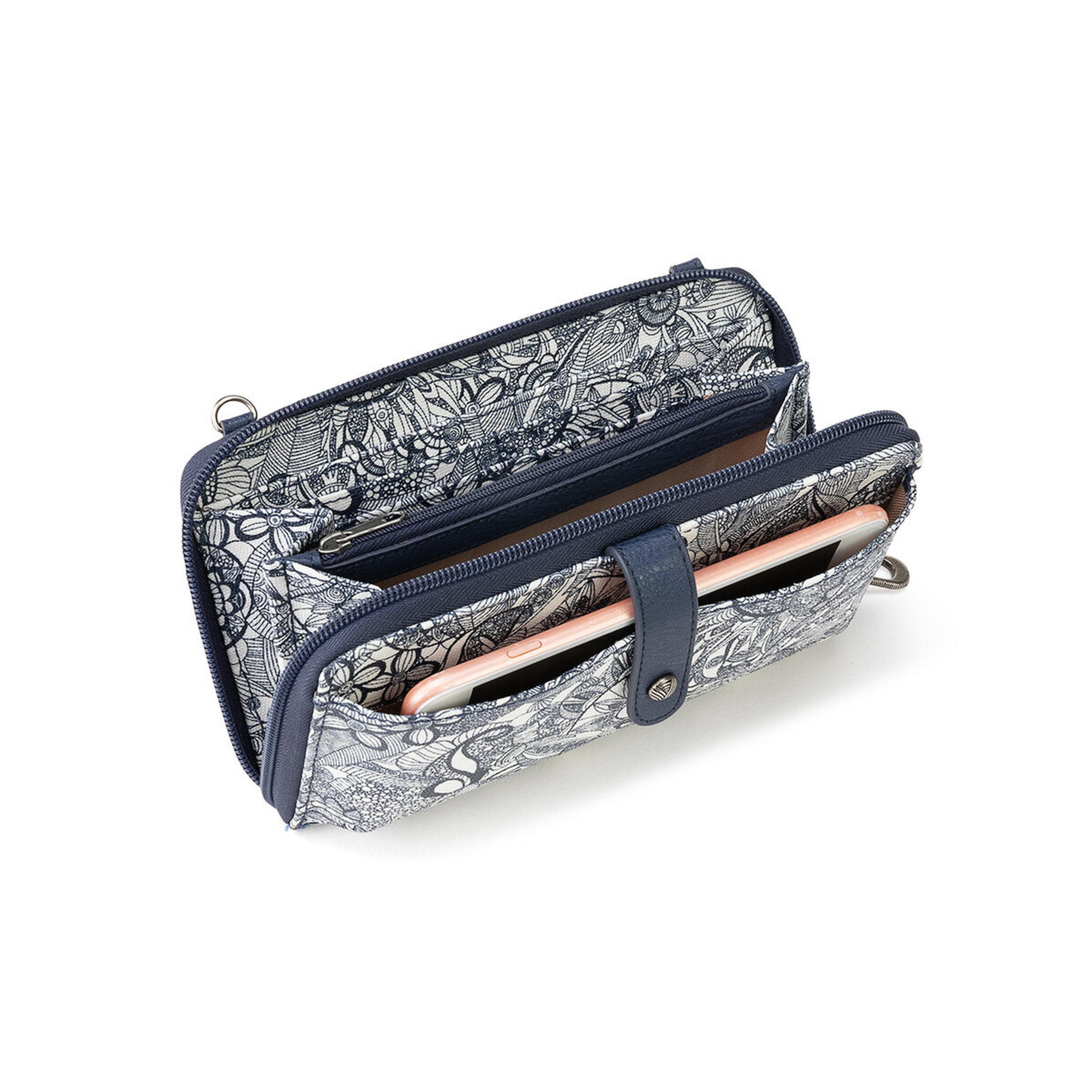 Sakroots Smartphone Wallet - Canvas - Navy Spirit Desert