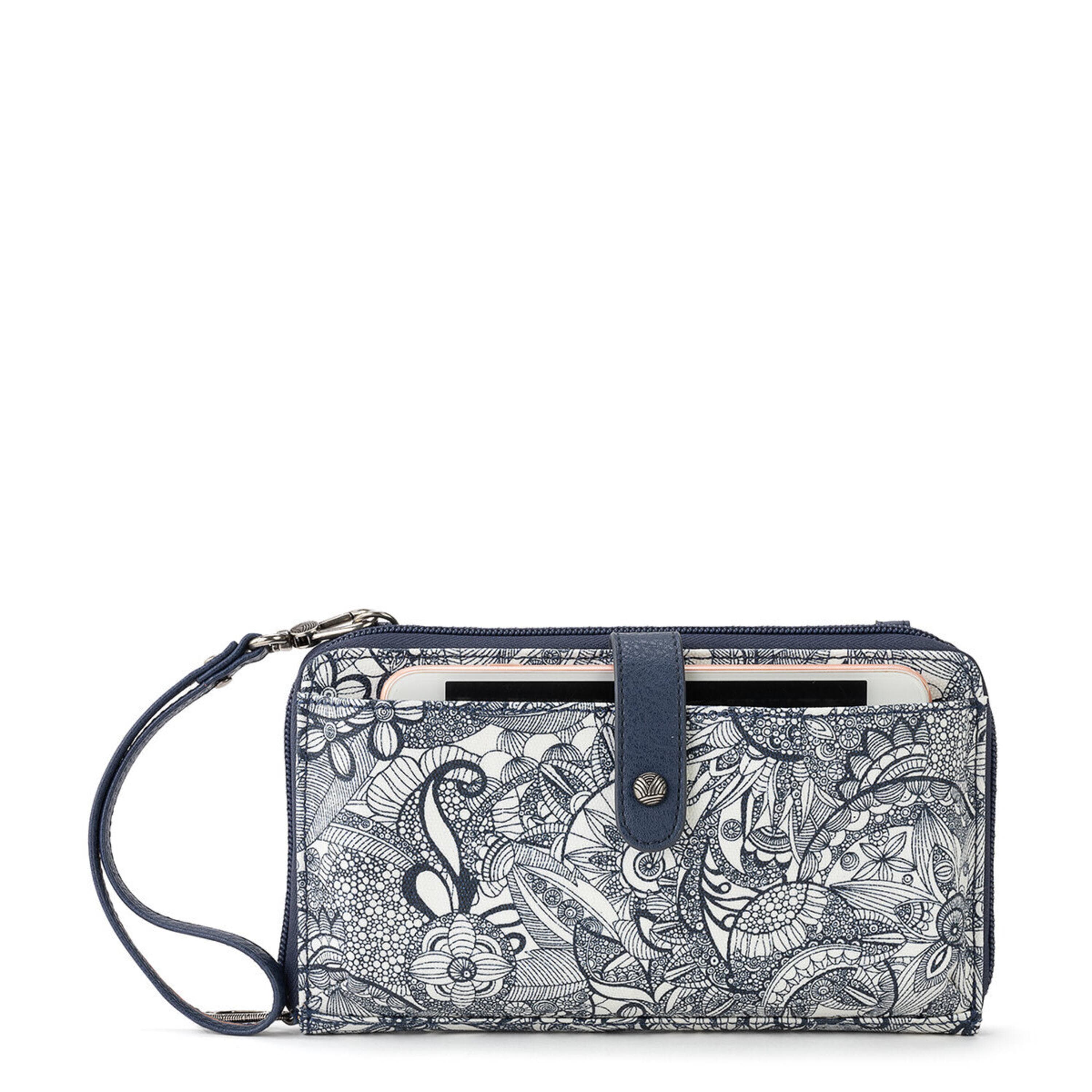 Sakroots Smartphone Wallet - Canvas - Navy Spirit Desert