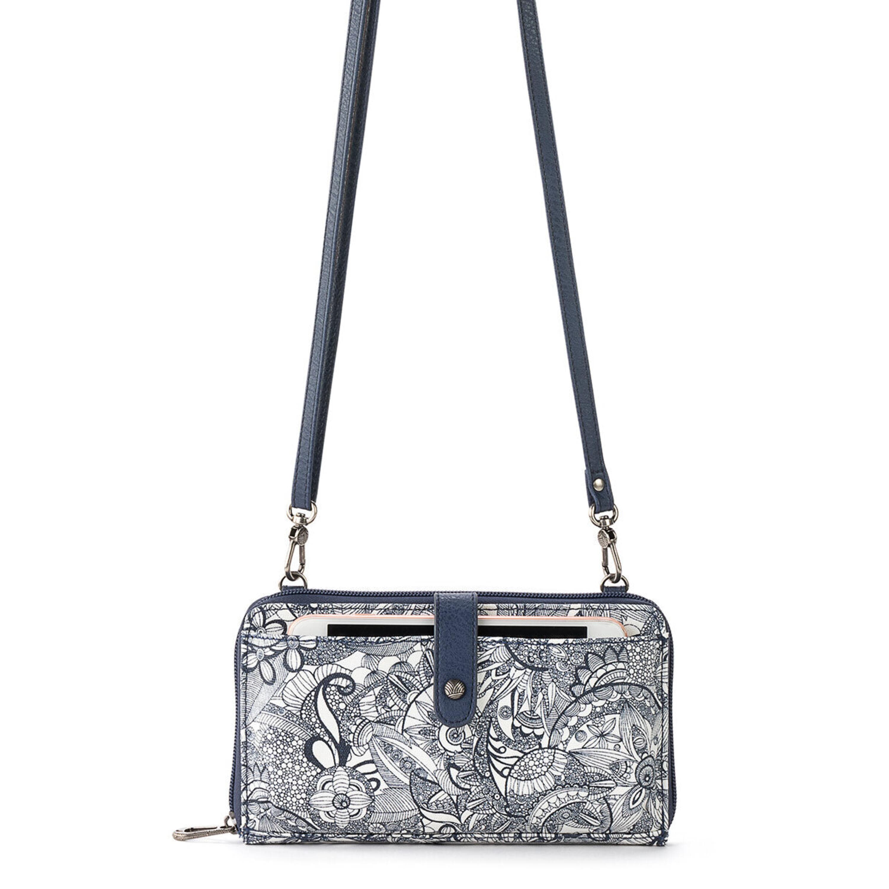 Sakroots Smartphone Wallet - Canvas - Navy Spirit Desert