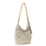 The Sak Sequoia Hobo - Hand Crochet - Natural Medallion