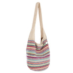 The Sak 120 Hobo - Hand Crochet - Eden Stripe
