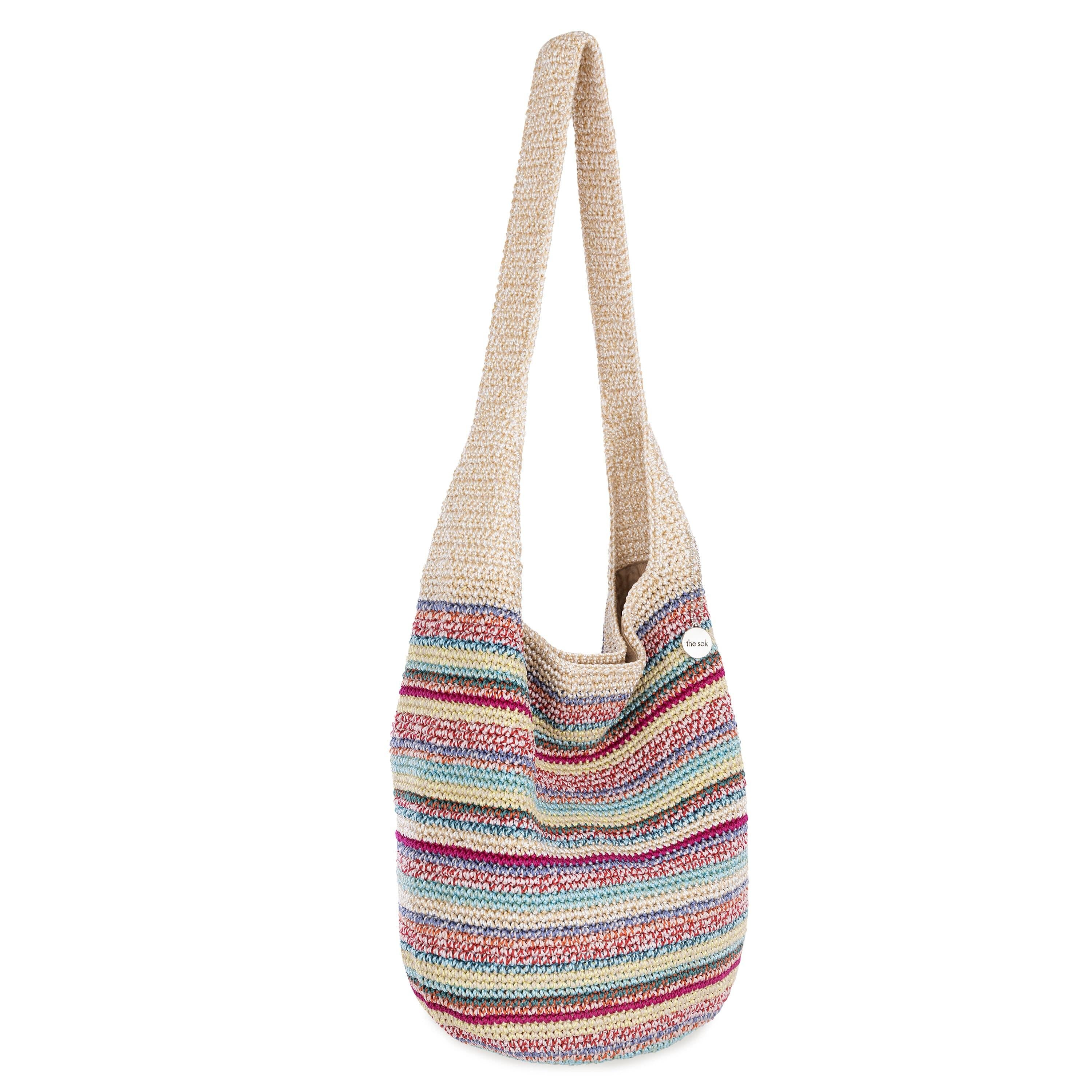 The Sak 120 Hobo - Hand Crochet - Eden Stripe
