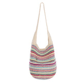 The Sak 120 Hobo - Hand Crochet - Eden Stripe