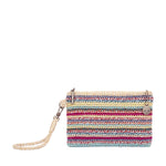 The Sak Vita Wristlet - Hand Crochet - Eden Stripe