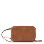 The Sak Sequoia XL Smartphone Wallet - Leather - Tobacco Floral Embossed