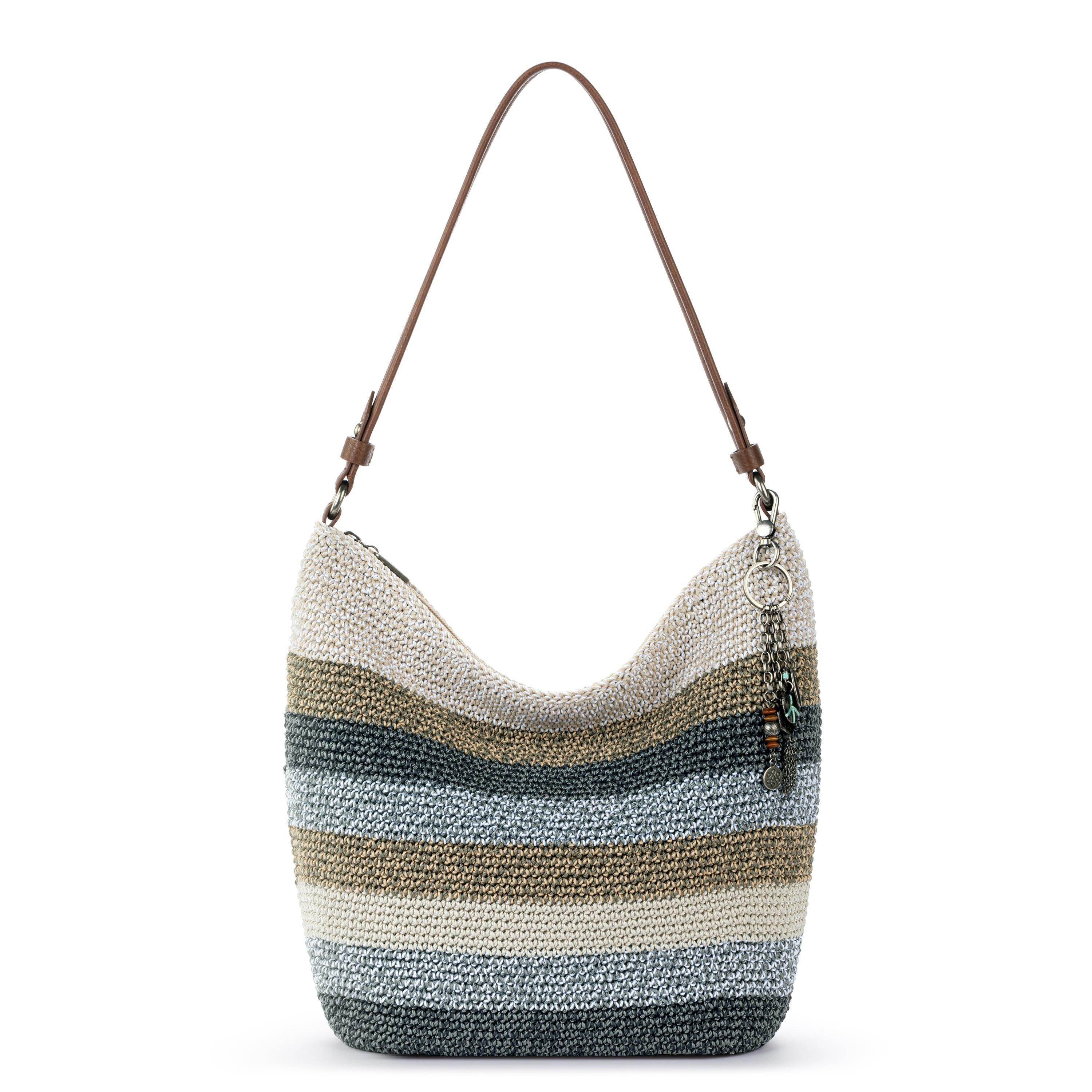 The Sak Sequoia Hobo - Hand Crochet - Desert Stripe