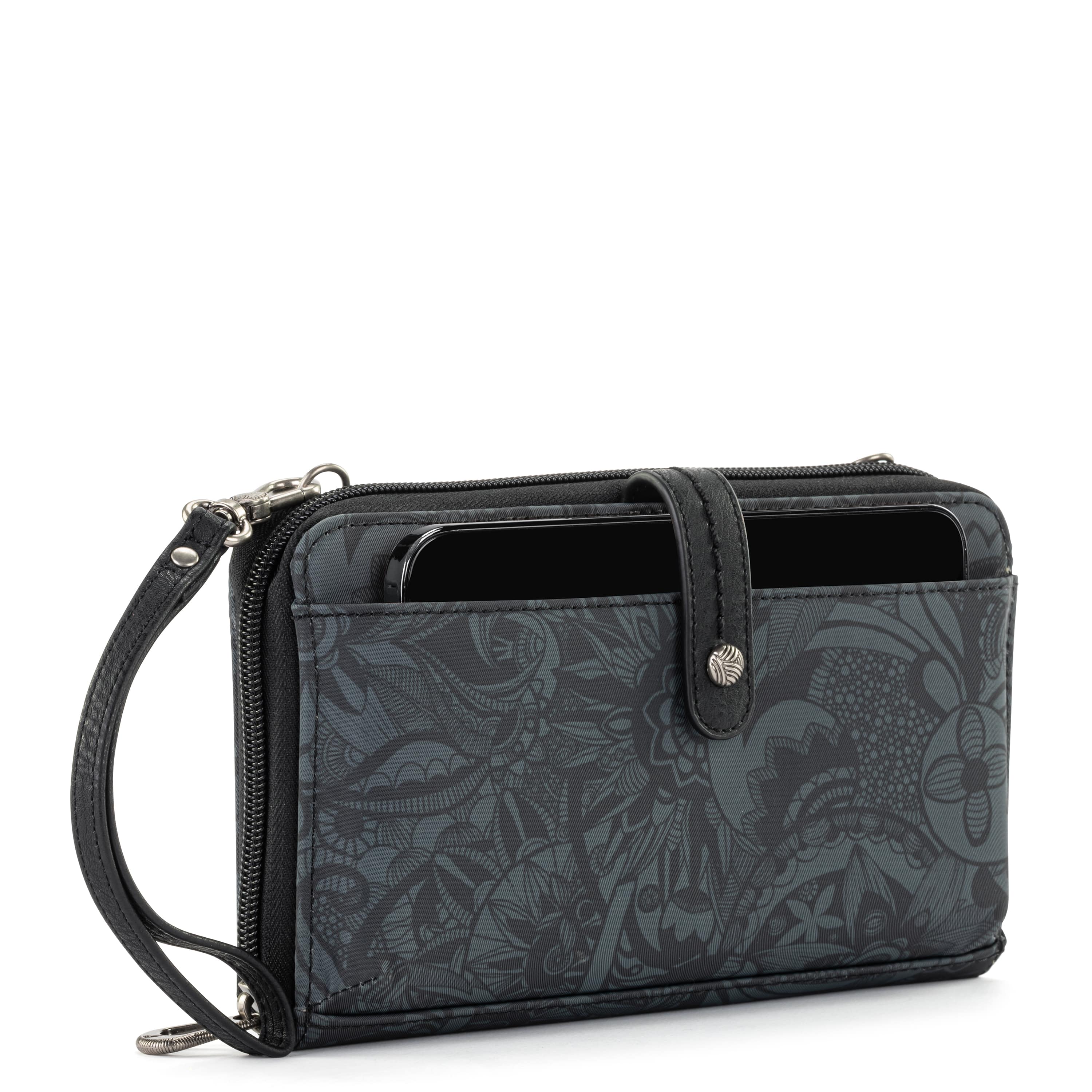Sakroots Smartphone Wallet - EcoTwill - Black Spirit Desert