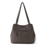The Sak Melrose Satchel - Leather - Slate