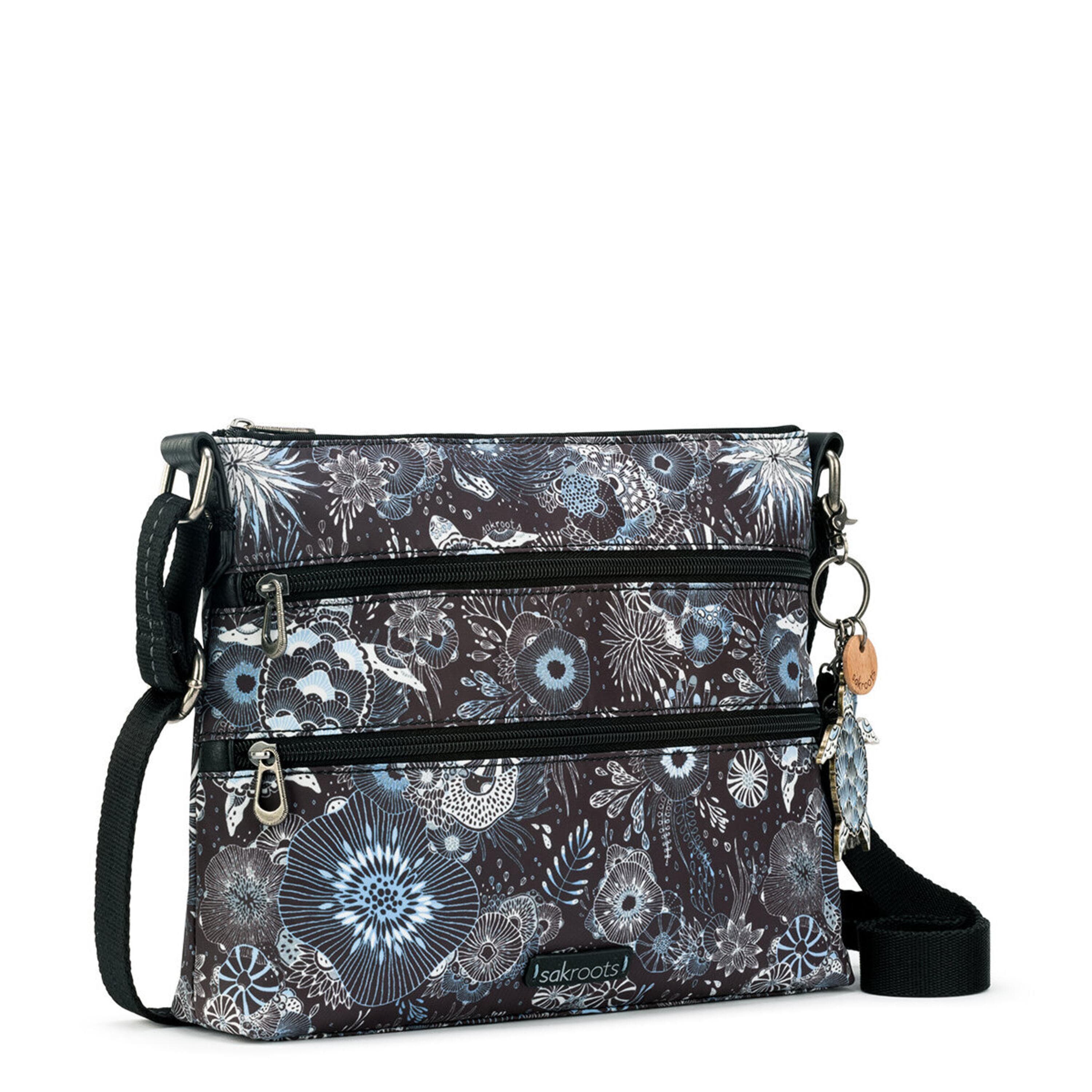 Sakroots Basic Crossbody - EcoTwill - Midnight Seascape
