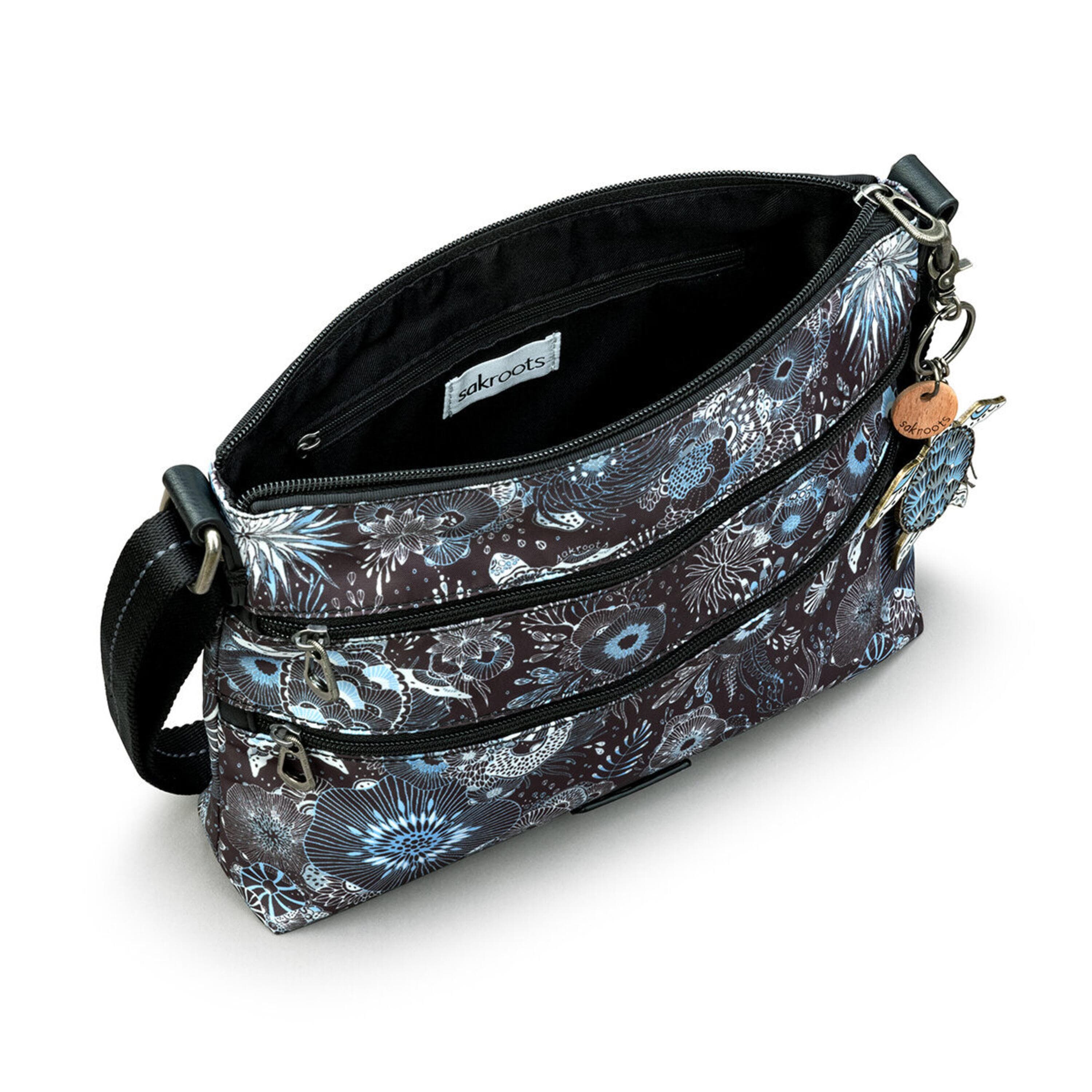 Sakroots Basic Crossbody - EcoTwill - Midnight Seascape