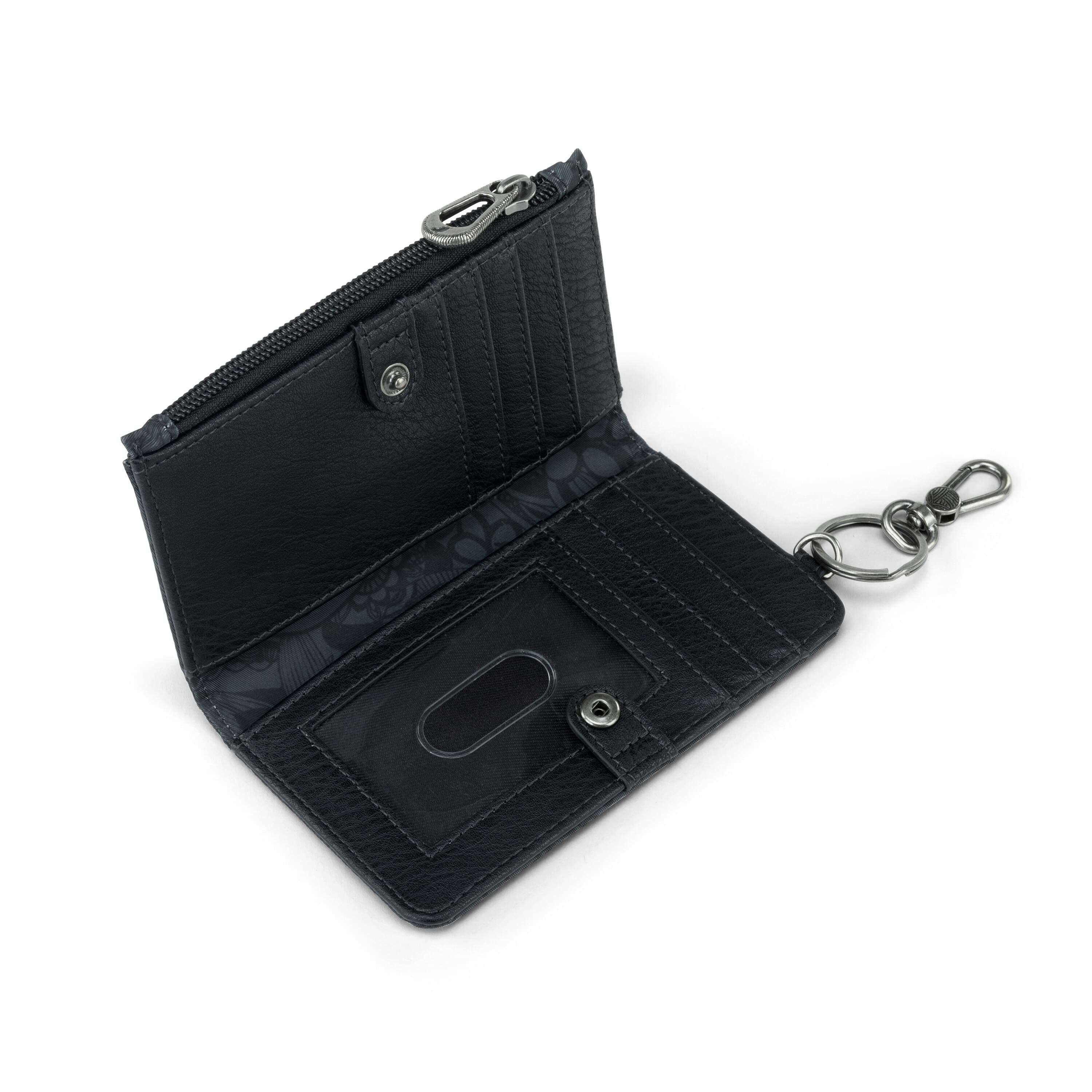 Sakroots Encino Essential Wallet - EcoTwill - Black Spirit Desert