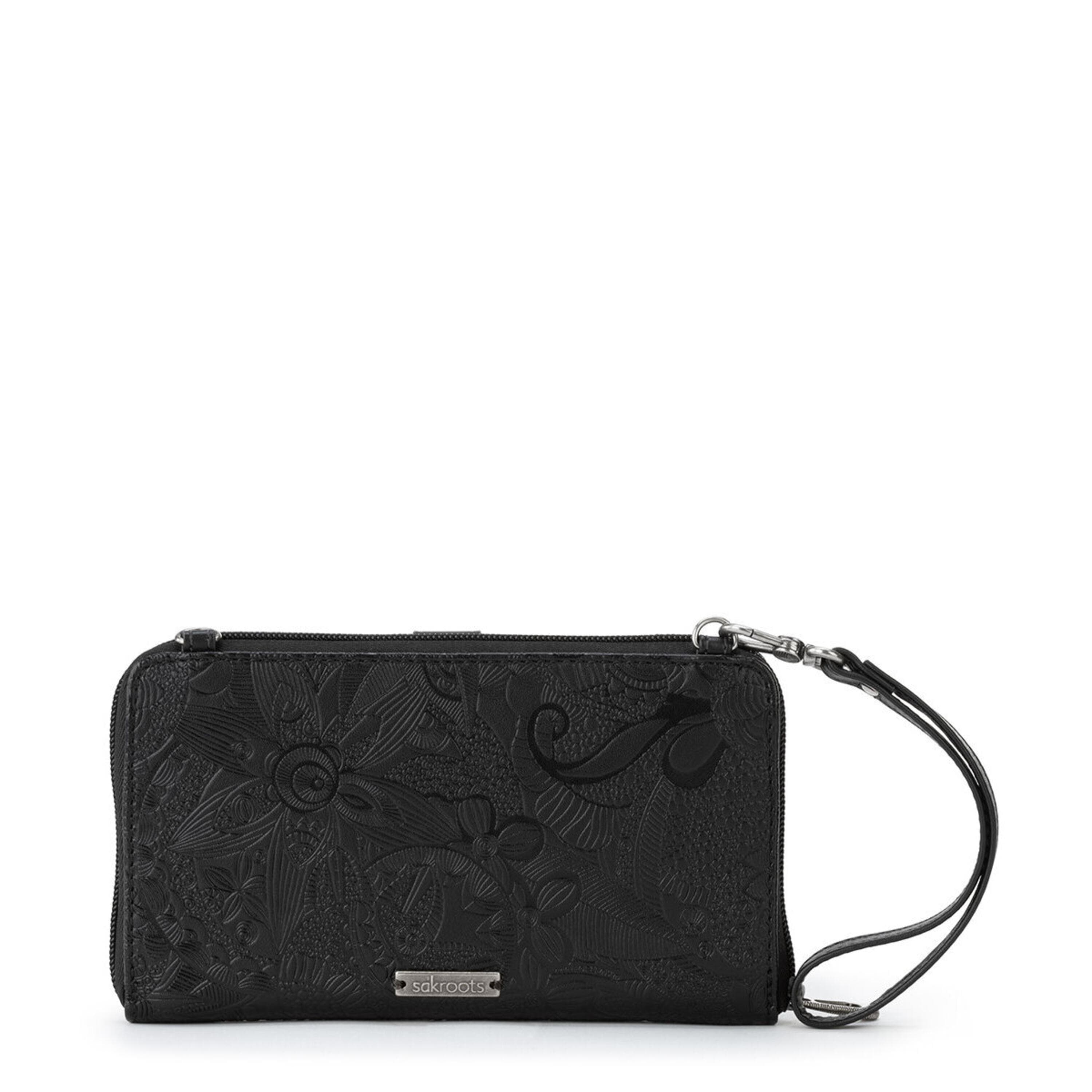 Sakroots Arcadia Large Crossbody - Vegan Leather - Black