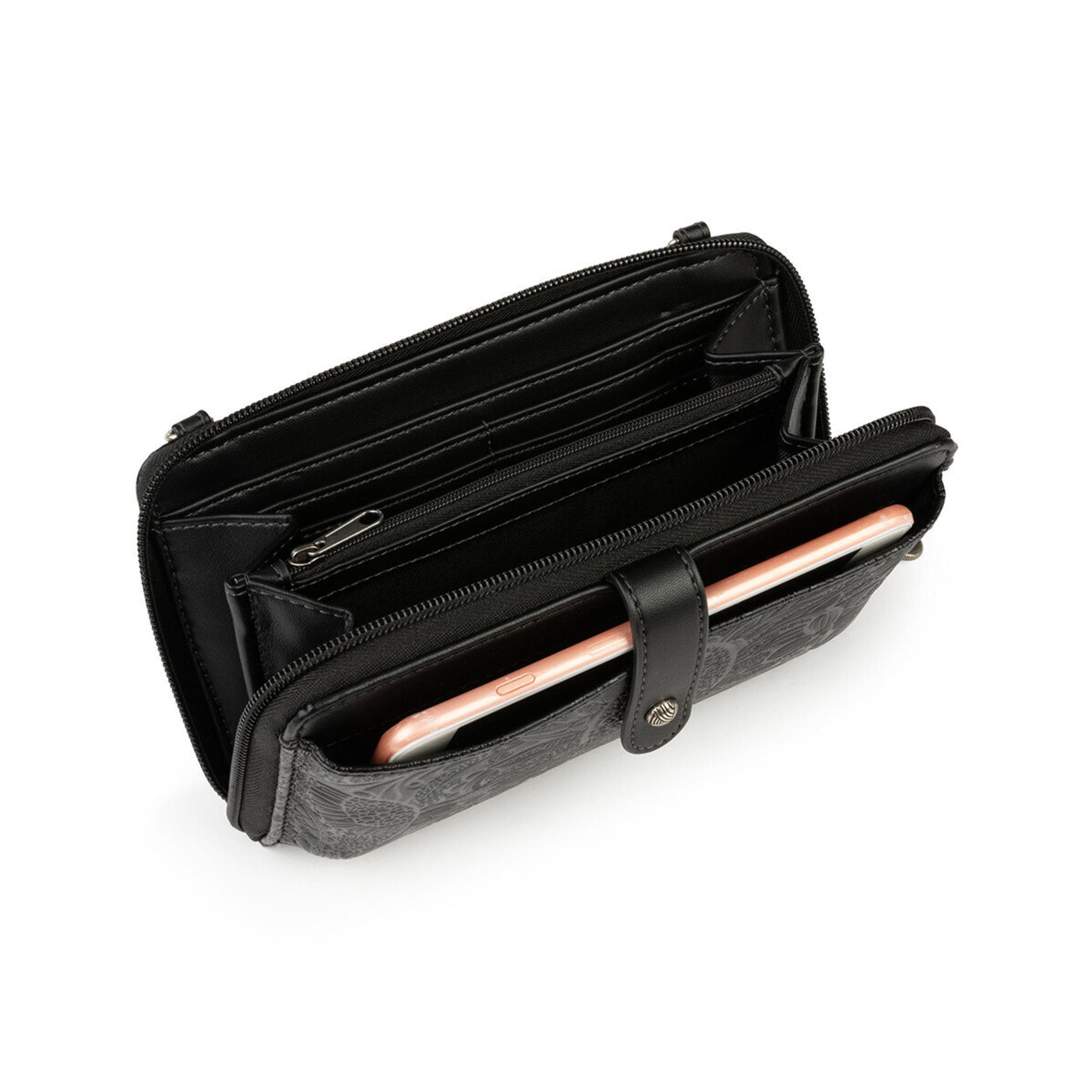 Sakroots Arcadia Large Crossbody - Vegan Leather - Black