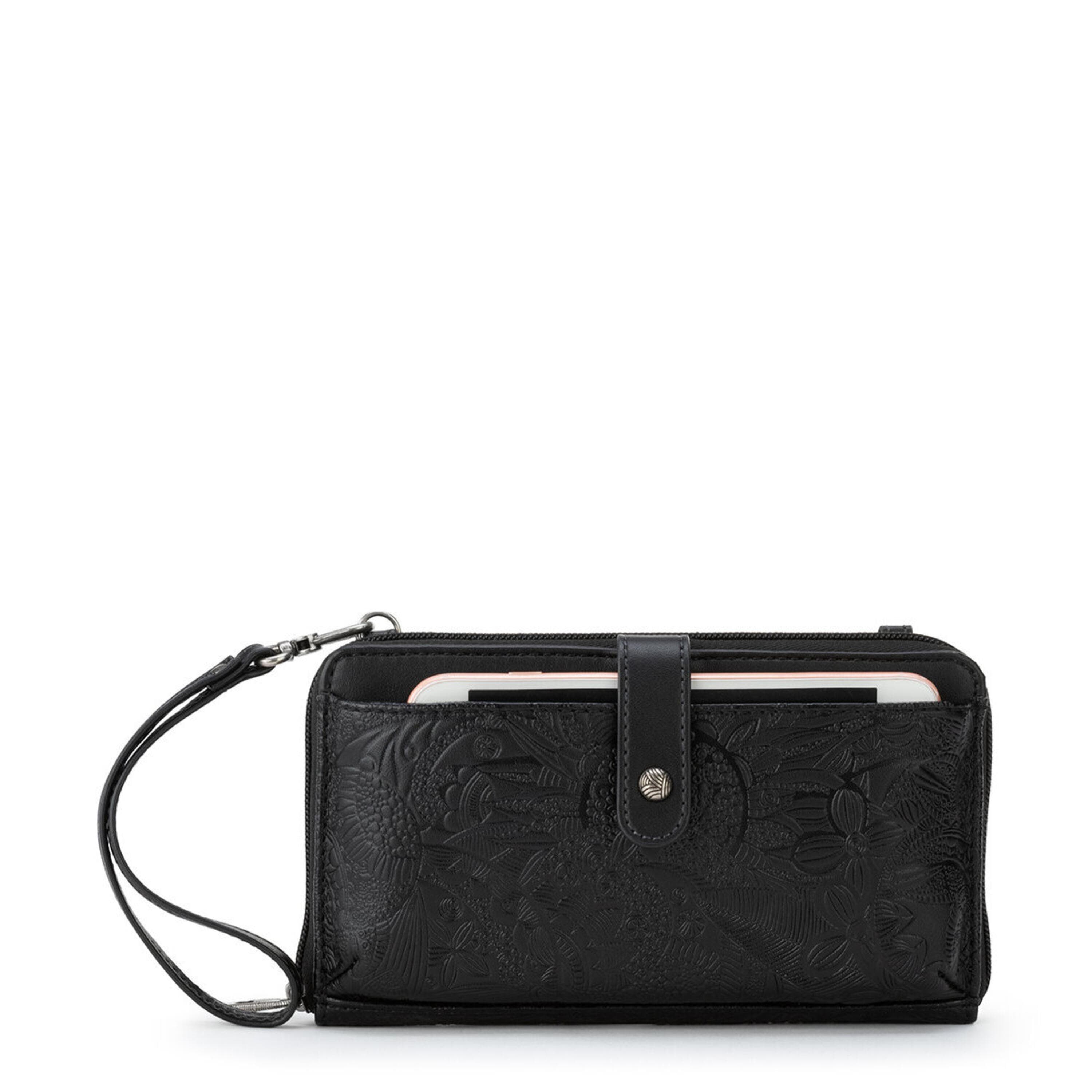 Sakroots Arcadia Large Crossbody - Vegan Leather - Black