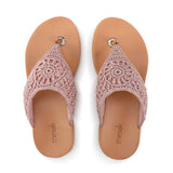 The Sak Shana Sandal - Hand Crochet - Seashell Medallion