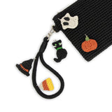 The Sak Vita Wristlet - Hand Crochet - Black