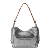 The Sak Los Feliz Hobo - Leather - Dark Silver