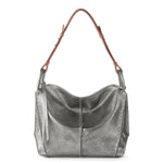 The Sak Los Feliz Hobo - Leather - Dark Silver