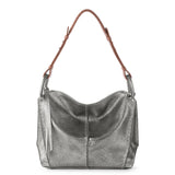 The Sak Los Feliz Hobo - Leather - Dark Silver