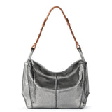 The Sak Los Feliz Hobo - Leather - Dark Silver