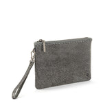 The Sak Vita Wristlet - Leather - Dark Silver