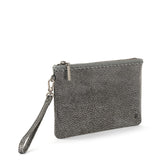 The Sak Vita Wristlet - Leather - Dark Silver