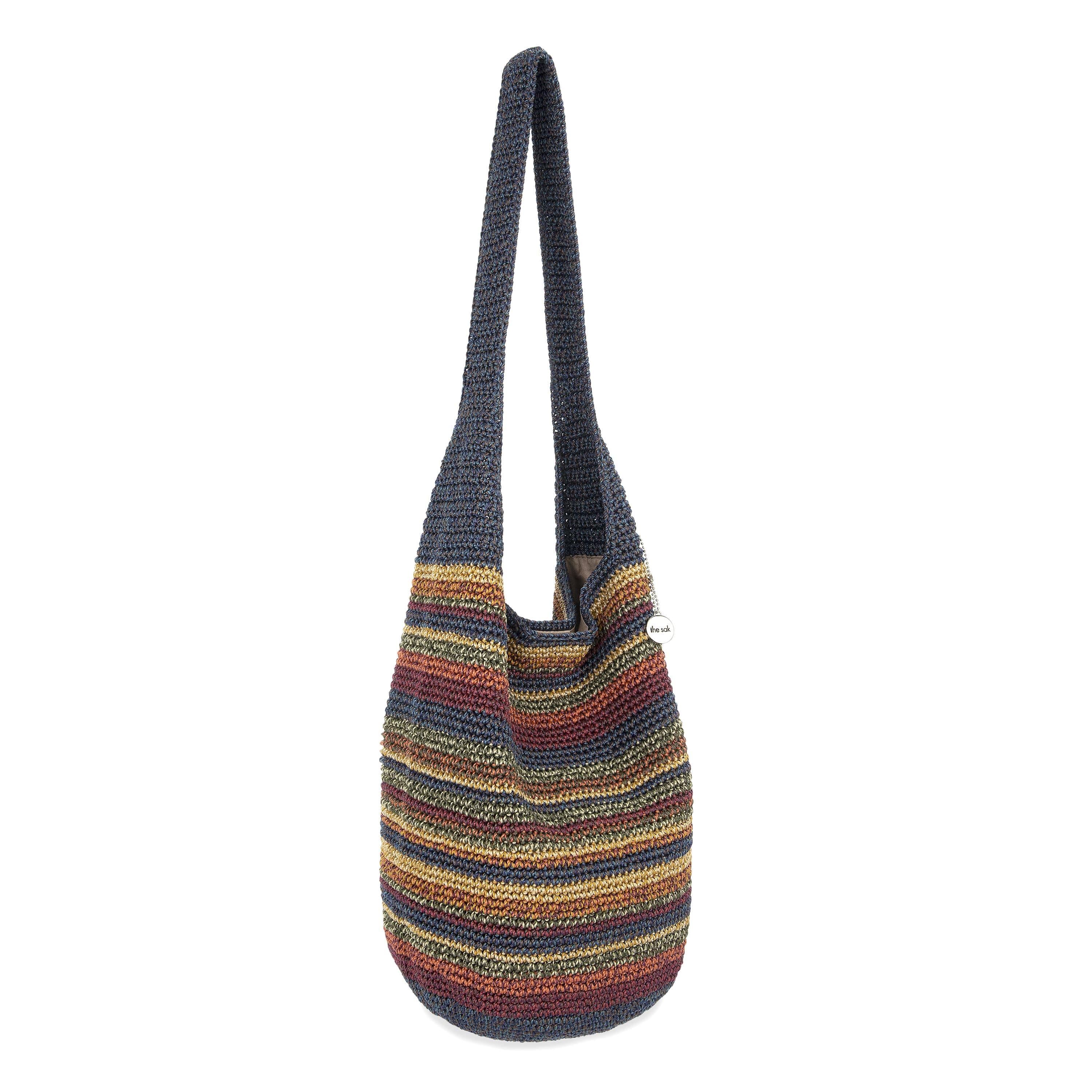 The Sak 120 Hobo - Hand Crochet - Woodland Stripe