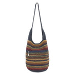 The Sak 120 Hobo - Hand Crochet - Woodland Stripe