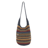 The Sak 120 Hobo - Hand Crochet - Woodland Stripe