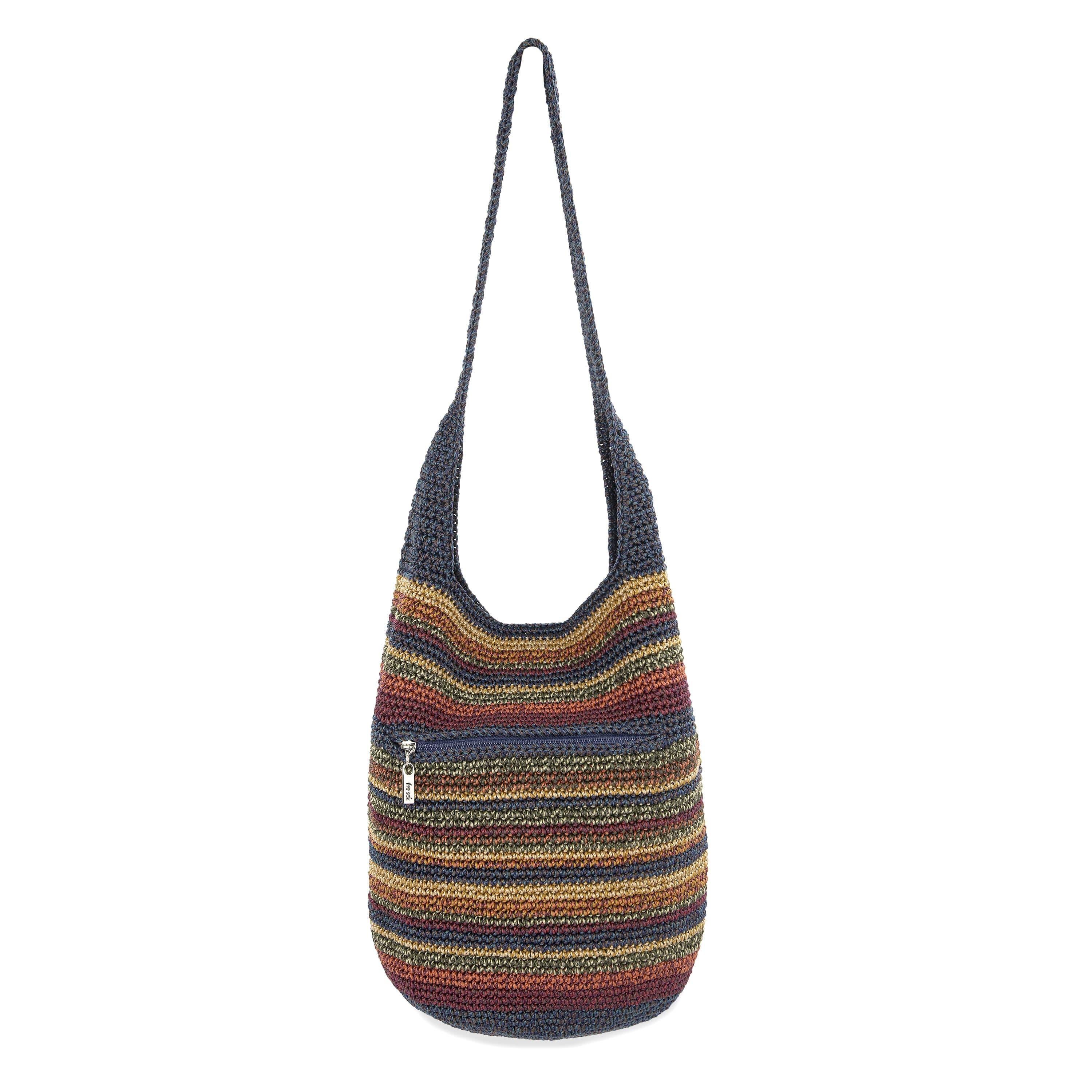 The Sak 120 Hobo - Hand Crochet - Woodland Stripe