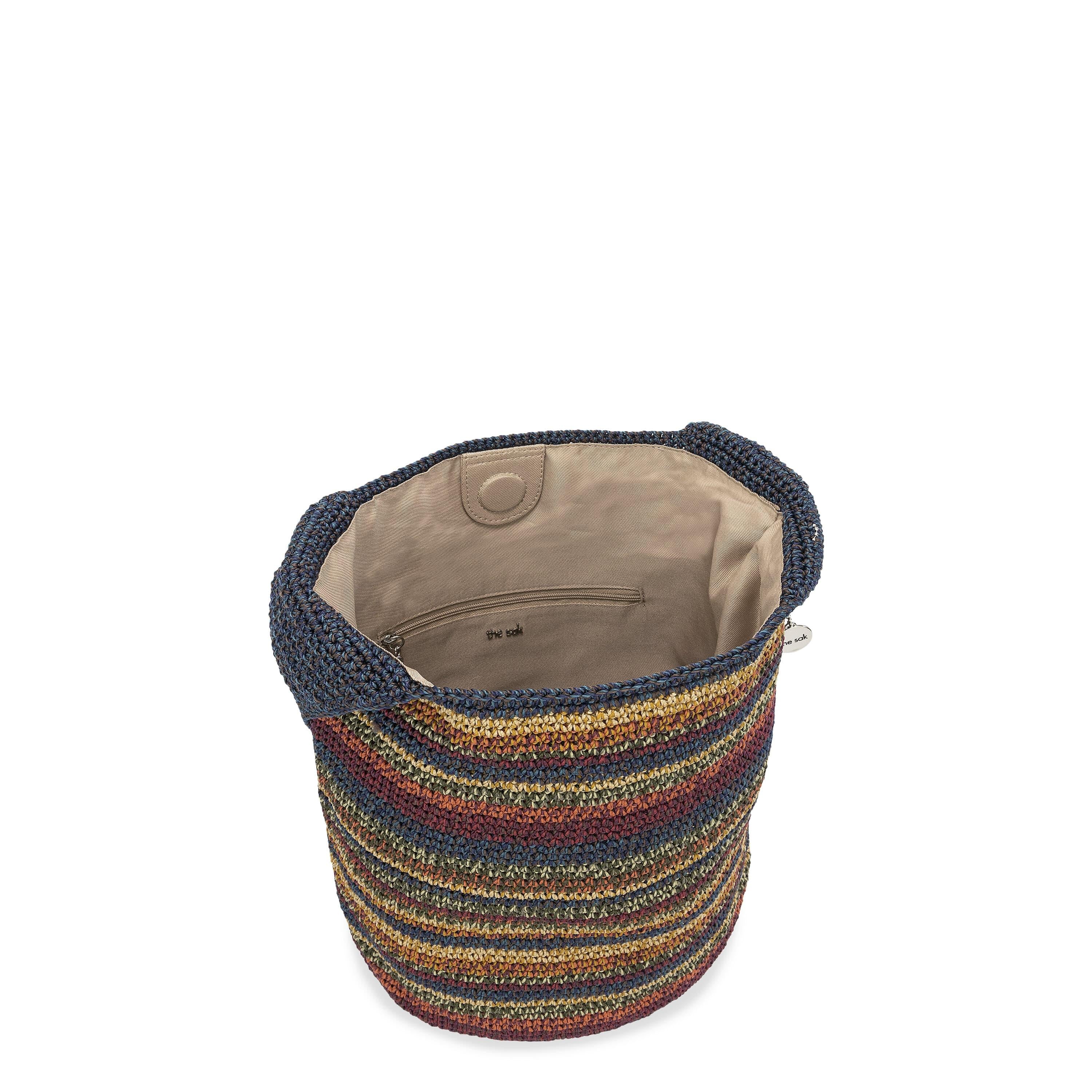 The Sak 120 Hobo - Hand Crochet - Woodland Stripe