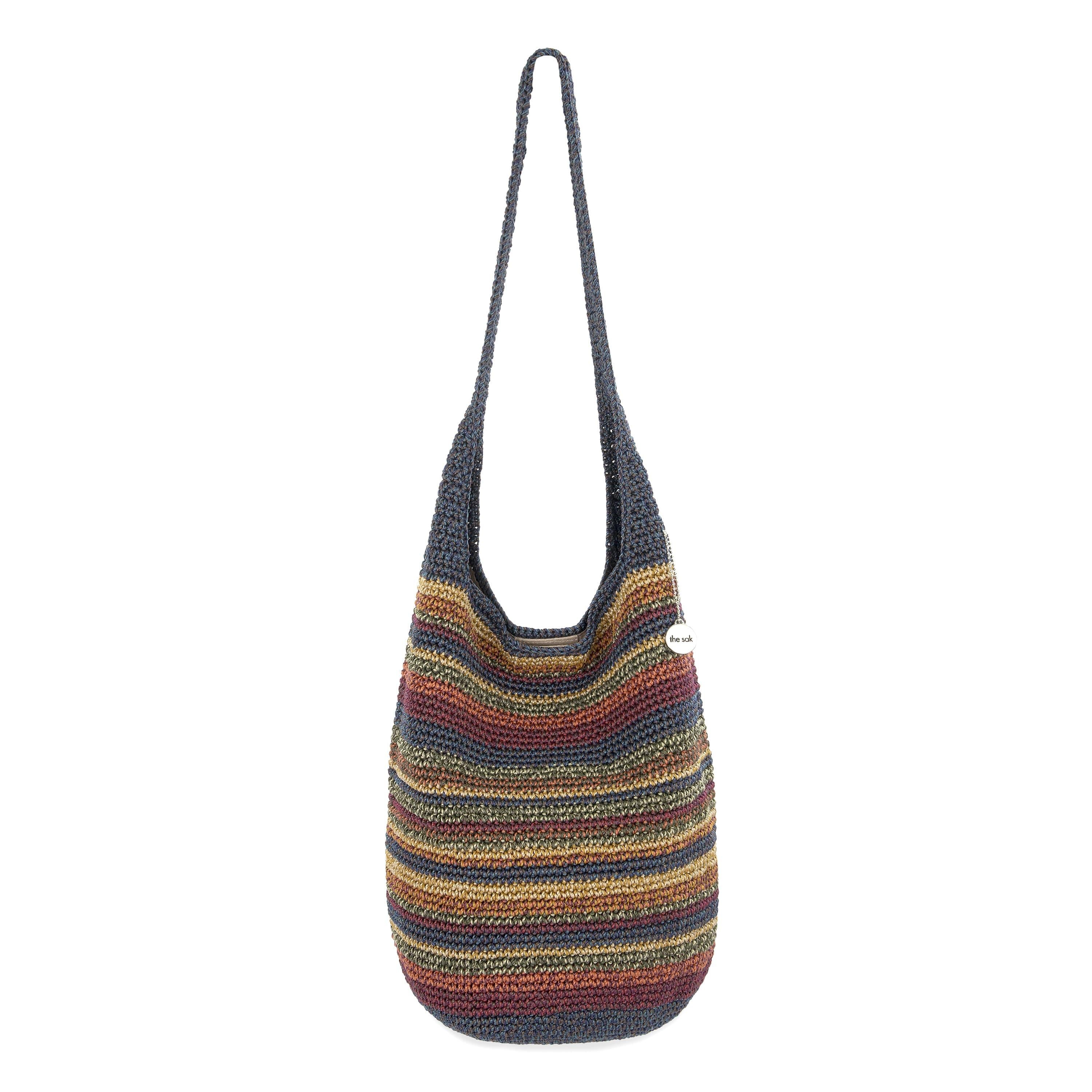 The Sak 120 Hobo - Hand Crochet - Woodland Stripe