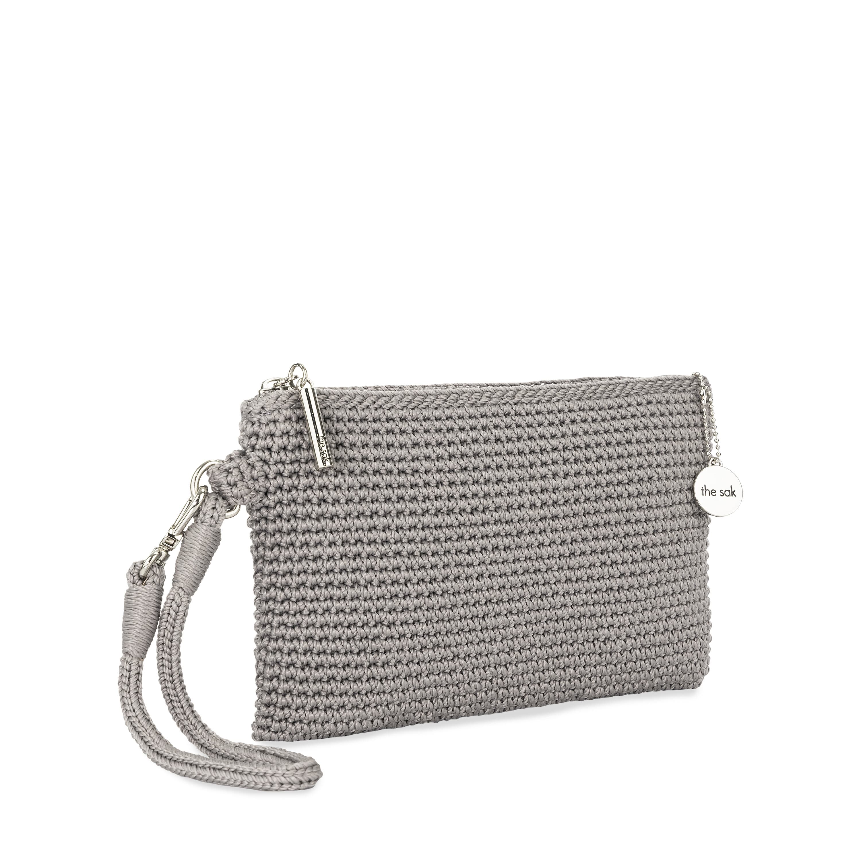The Sak Vita Wristlet - Hand Crochet - Cloud