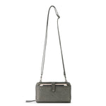 The Sak Iris Smartphone Wallet - Leather - Slate Leaf Embossed