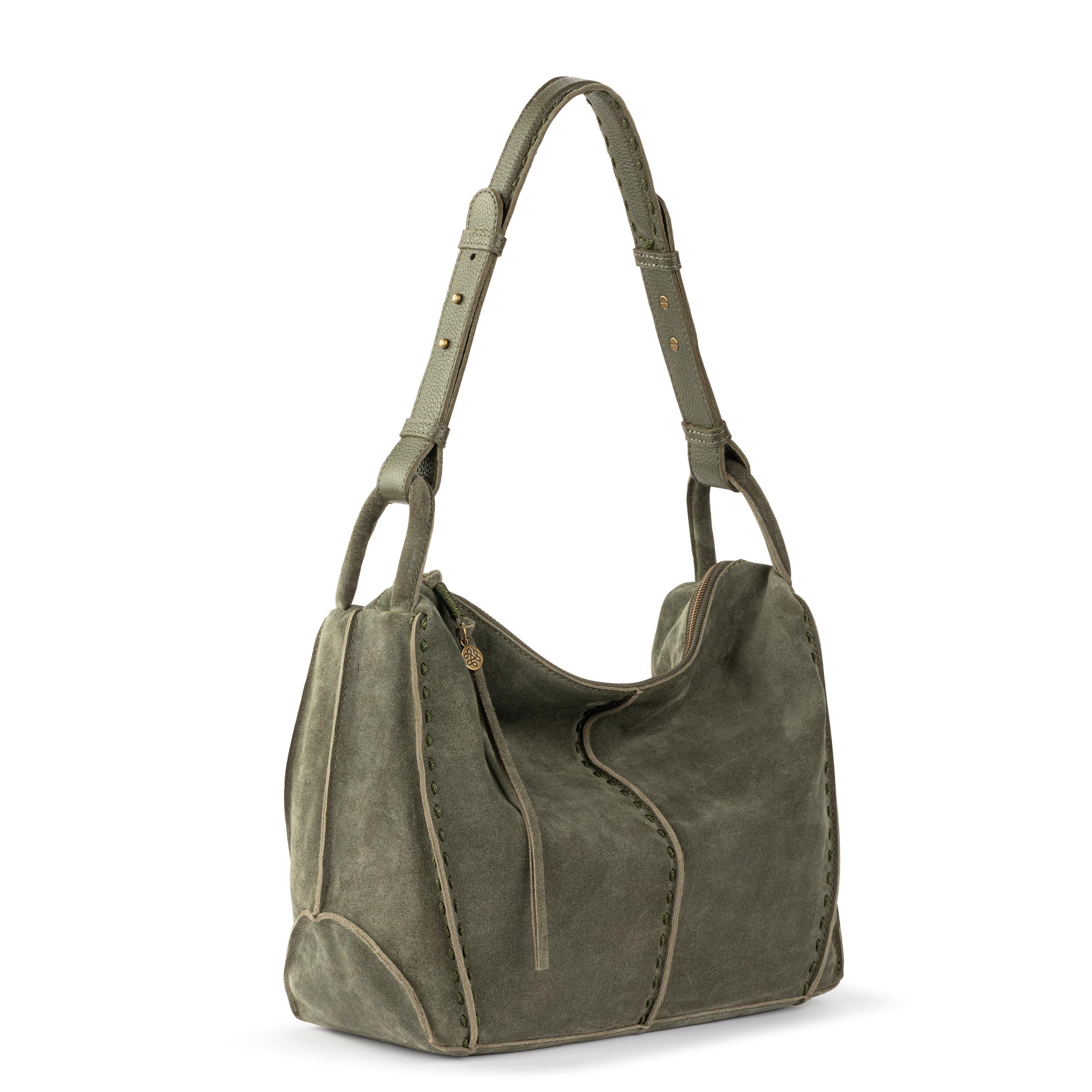 The Sak Los Feliz Hobo - Leather - Moss Suede