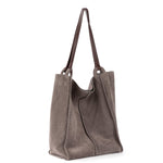 The Sak Los Feliz Tall Tote - Leather - Mushroom Suede