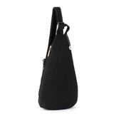 The Sak Geo Sling Backpack - Hand Crochet - Black