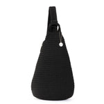 The Sak Geo Sling Backpack - Hand Crochet - Black