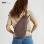 The Sak Geo Sling Backpack - Hand Crochet - Mushroom