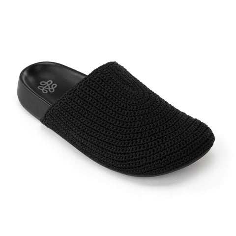 The Sak Bolinas Clog - Hand Crochet - Black